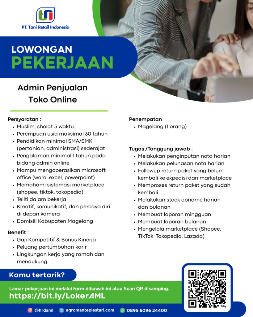 Admin Penjualan Toko Online